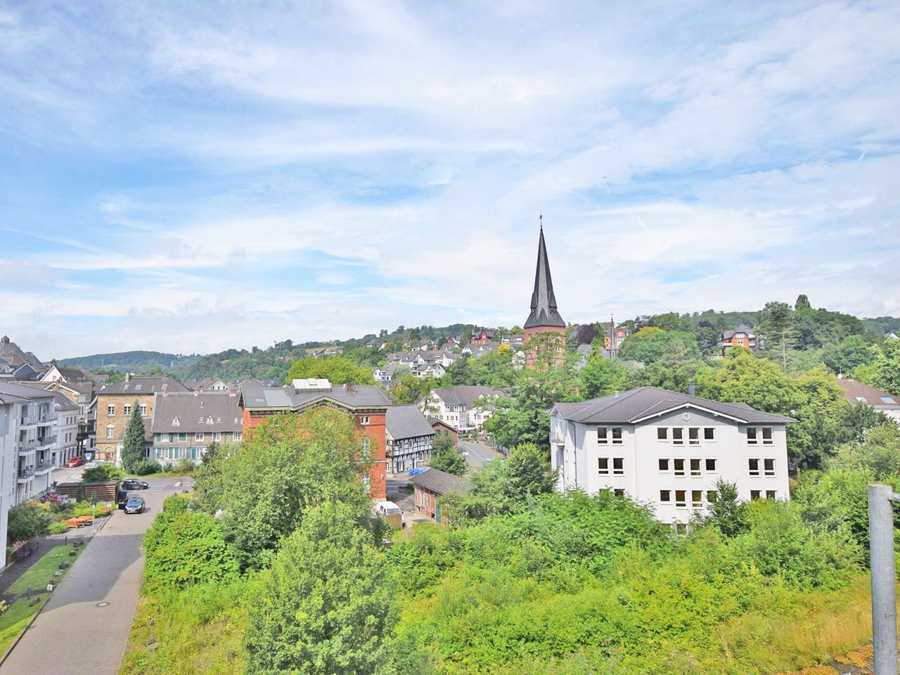Ausblick vom Balkon
