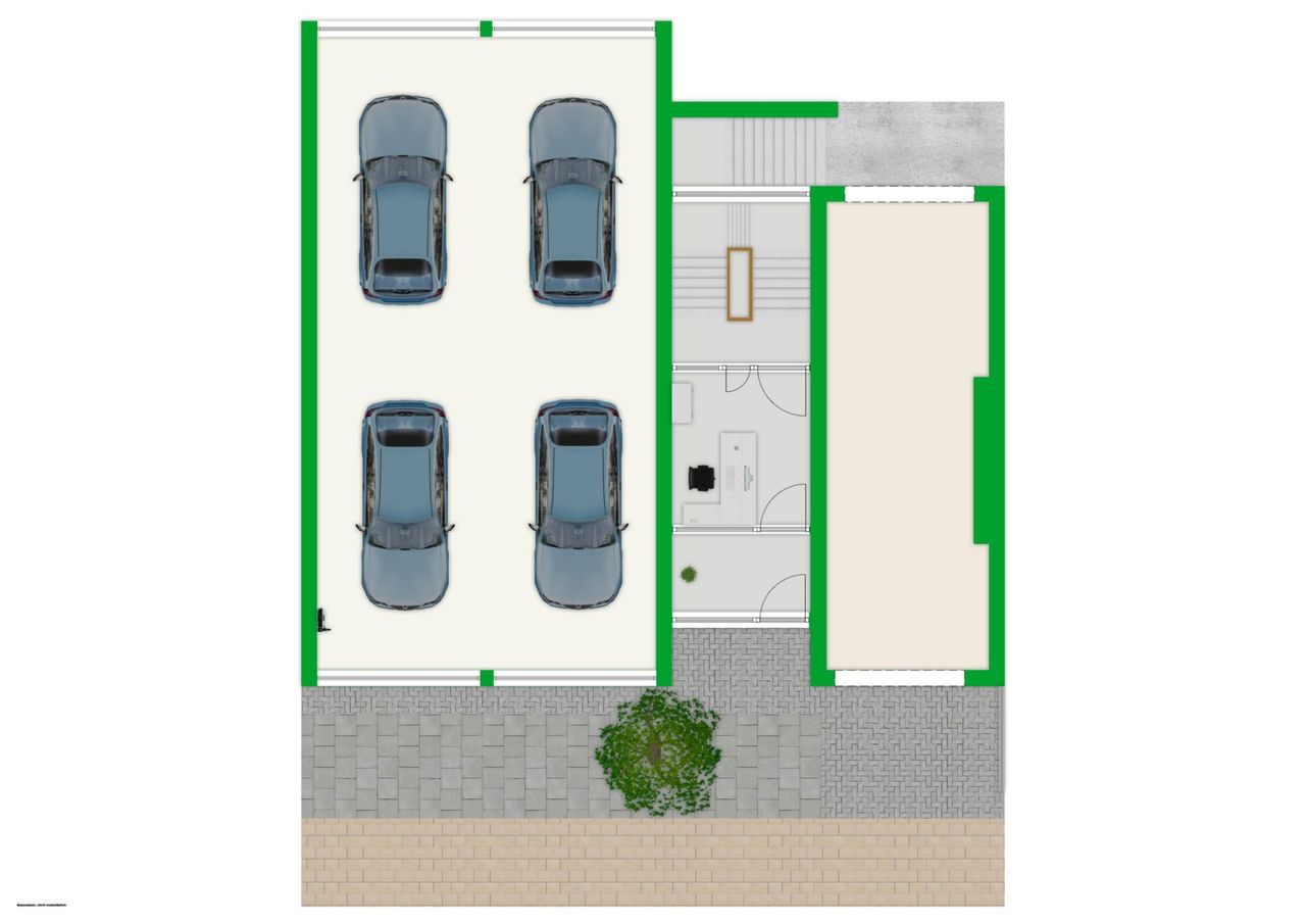 Erdgeschoss m. Garage