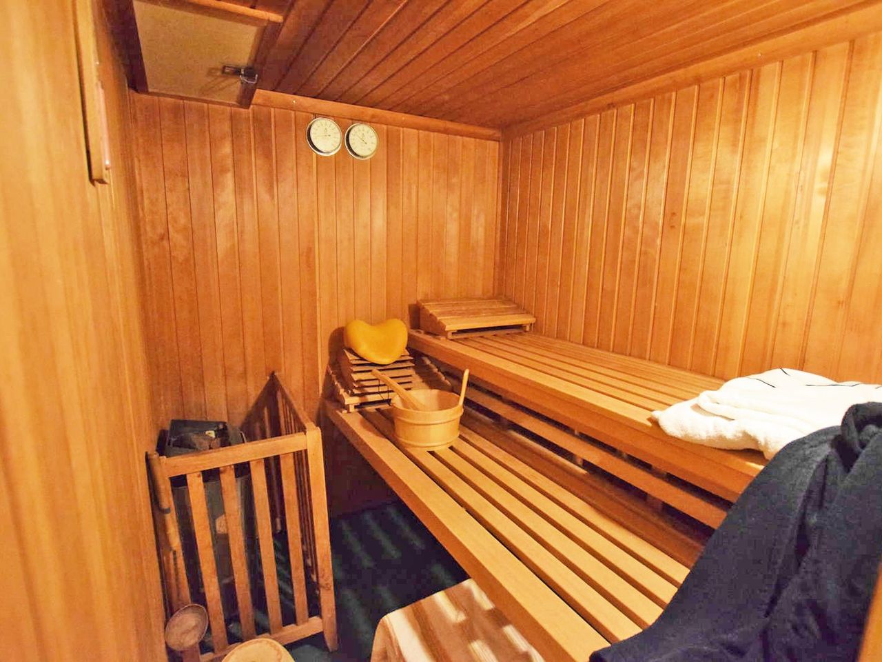 Sauna im Kellergeschoss