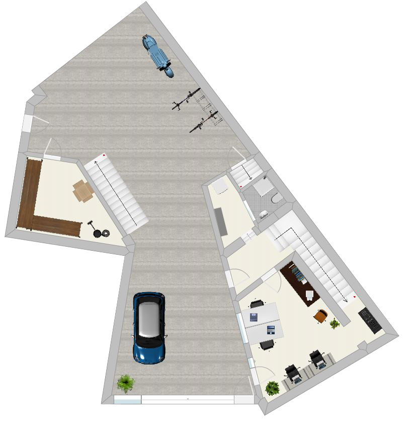 Büro Erdgeschoss