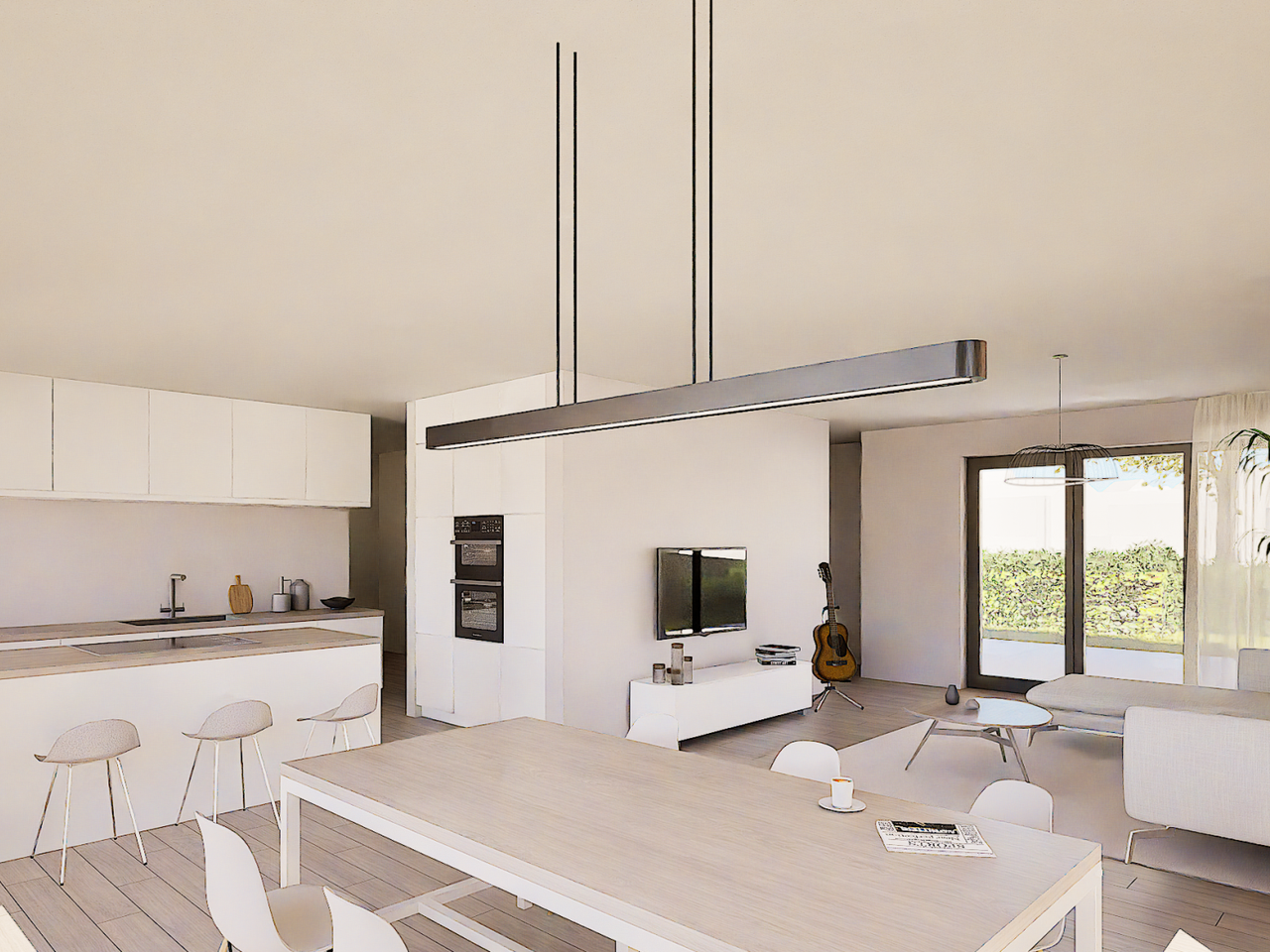 Visualisierung Wohnen/Essen/Kochen