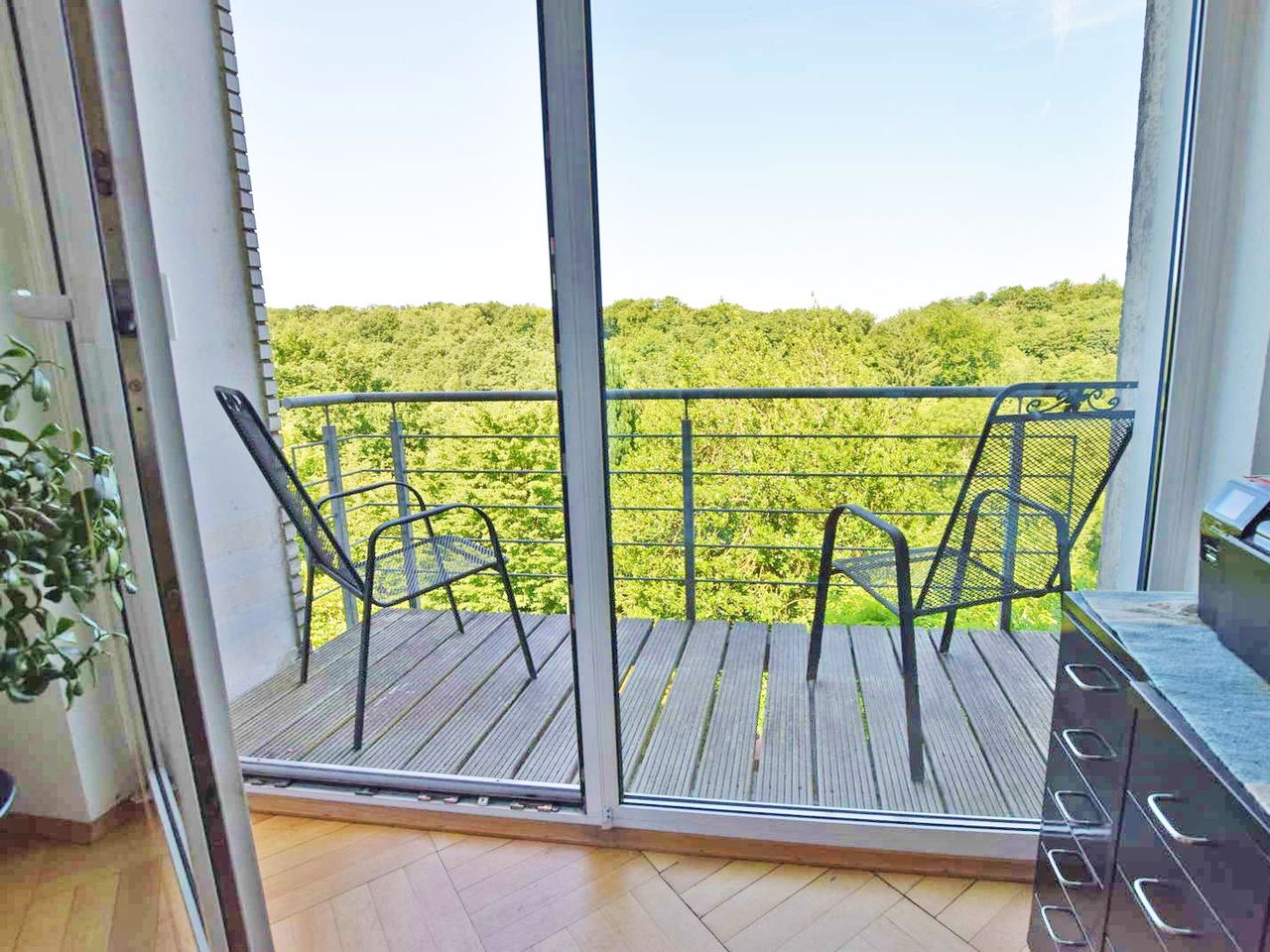 Balkon mit Traumausblick
