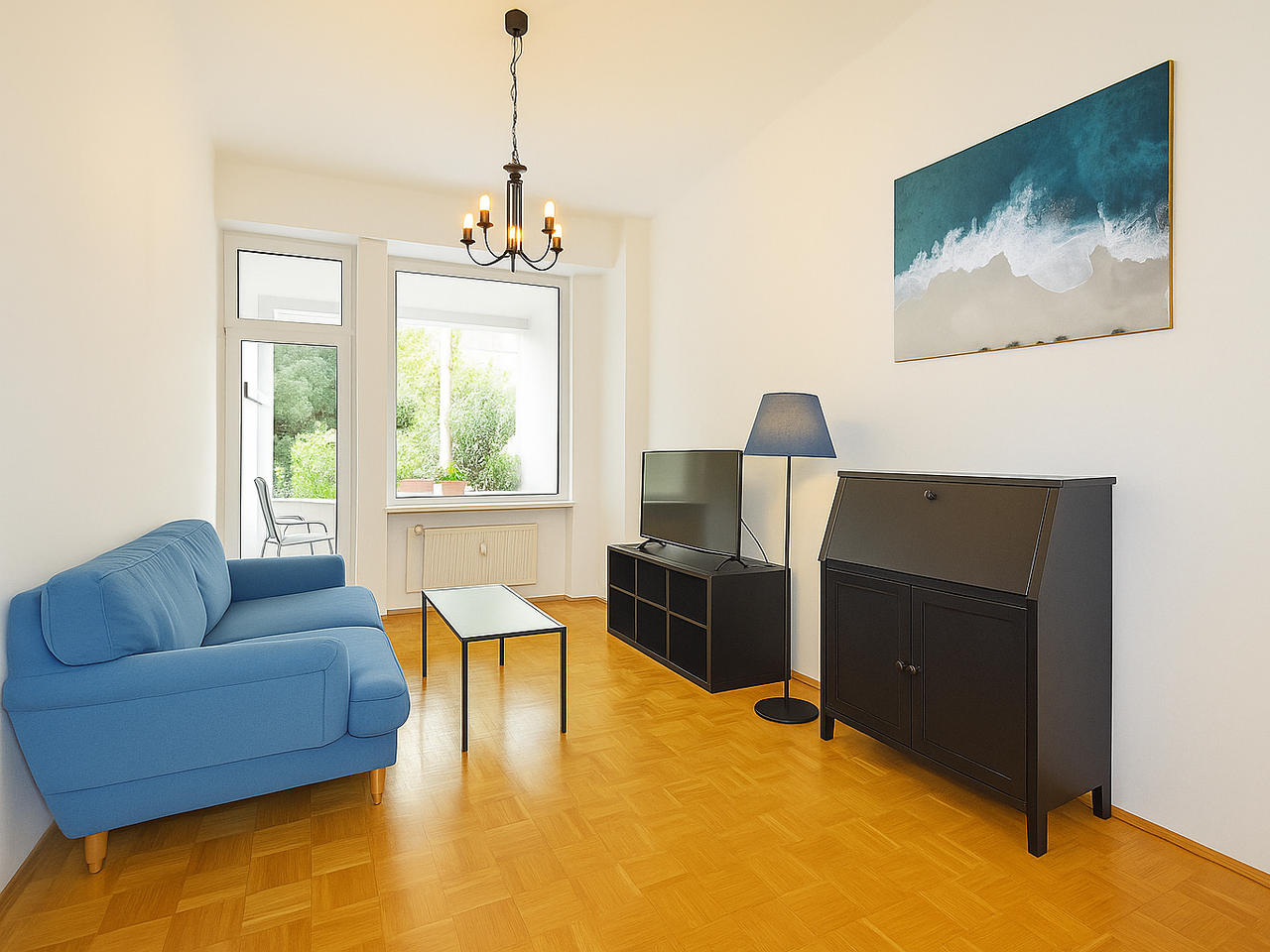 Wohnen m. Zugang Loggia